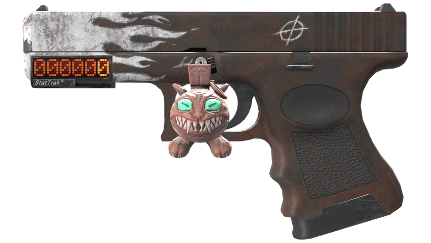StatTrak™ Glock-18 | Oxide Blaze (Minimal Wear)