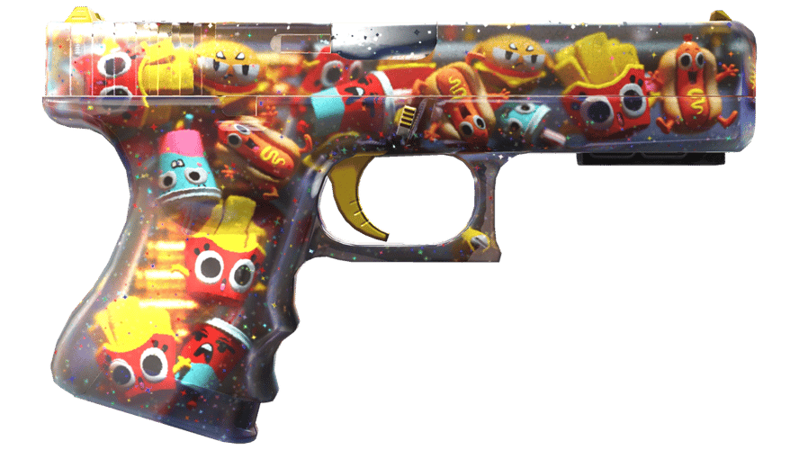 StatTrak™ Glock-18 | Snack Attack (Field-Tested)