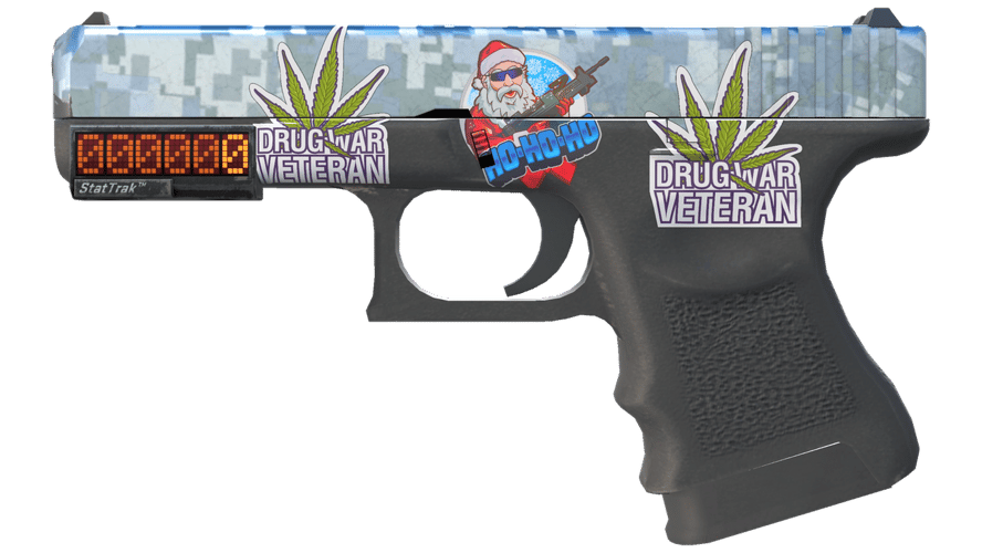 StatTrak™ Glock-18 | Steel Disruption (Minimal Wear)