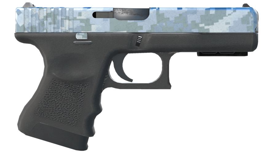 StatTrak™ Glock-18 | Steel Disruption (Minimal Wear)