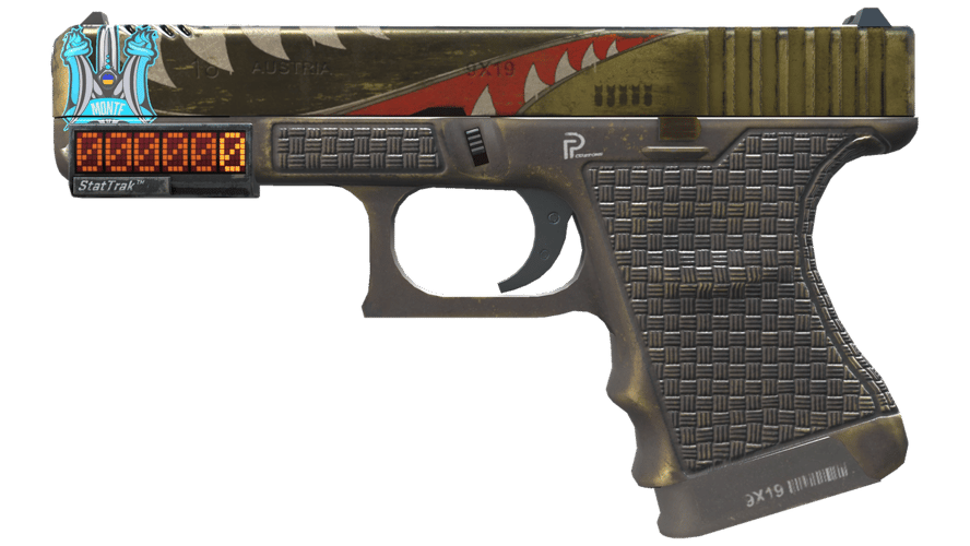 StatTrak™ Glock-18 | Warhawk (Field-Tested)