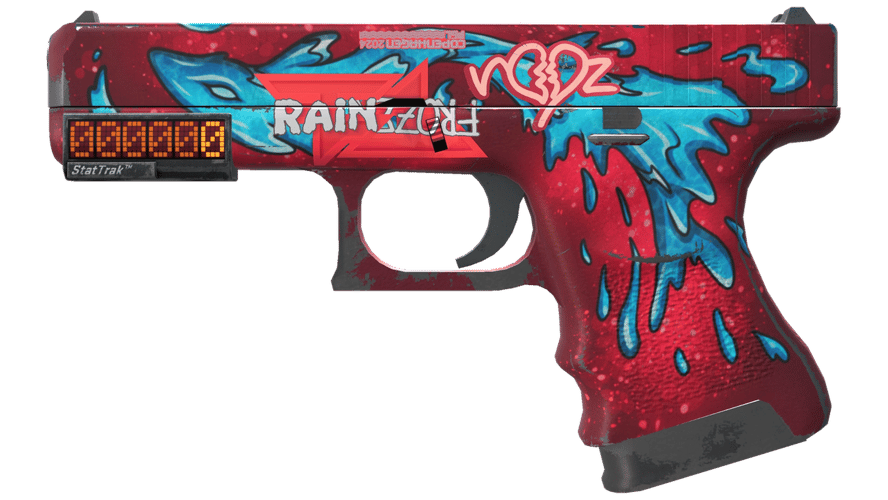 StatTrak™ Glock-18 | Water Elemental (Field-Tested)