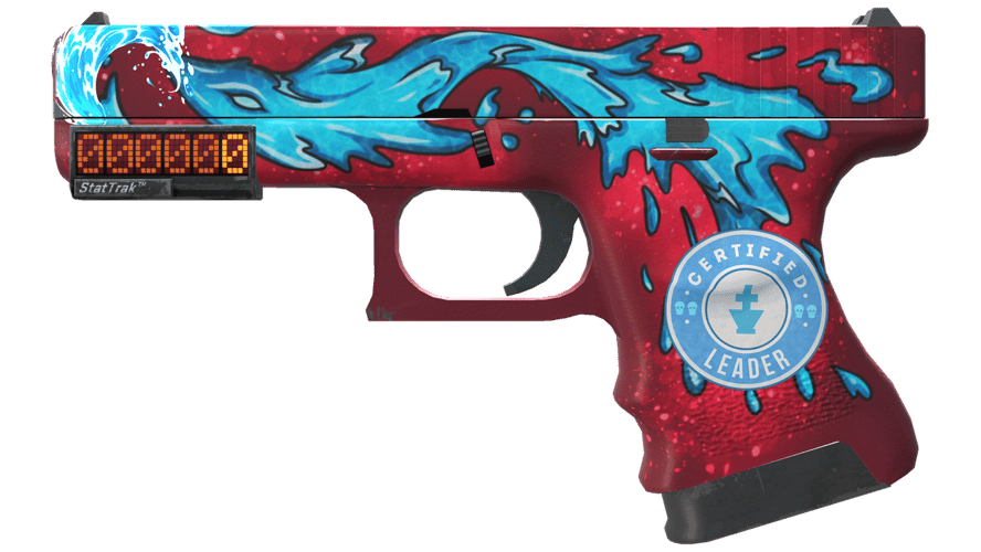 StatTrak™ Glock-18 | Water Elemental (Minimal Wear)