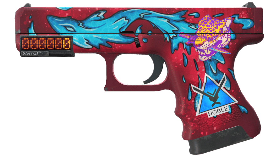 StatTrak™ Glock-18 | Дух воды (Немного поношенное)