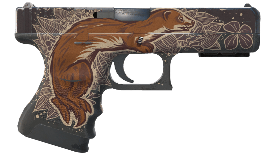 StatTrak™ Glock-18 | Weasel (Battle-Scarred)