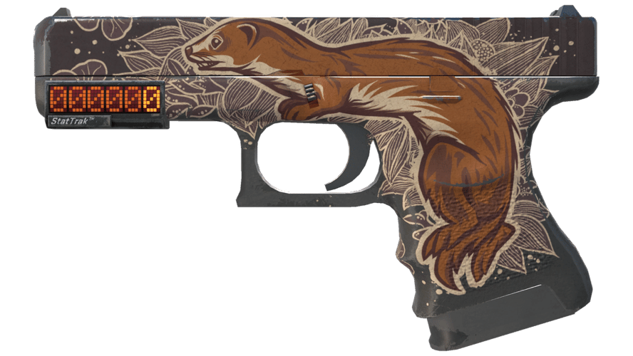 StatTrak™ Glock-18 | Weasel (Well-Worn)