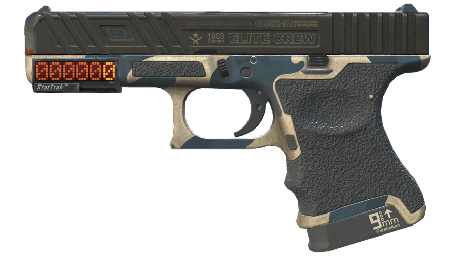 StatTrak™ Glock-18 | Winterized (Battle-Scarred)