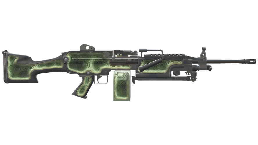 StatTrak™ M249 | Deep Relief (Battle-Scarred)