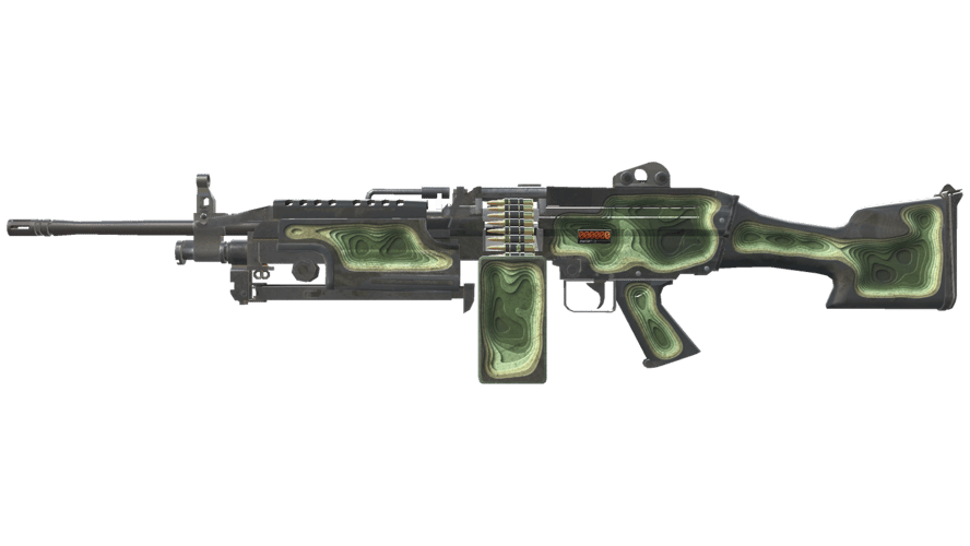 StatTrak™ M249 | Deep Relief (Battle-Scarred)