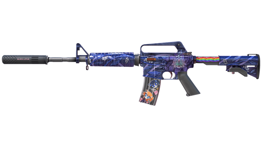 StatTrak™ M4A1-S | Black Lotus (Factory New)