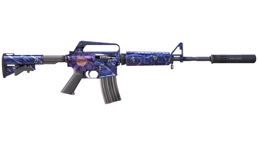 StatTrak™ M4A1-S | Black Lotus (Minimal Wear)