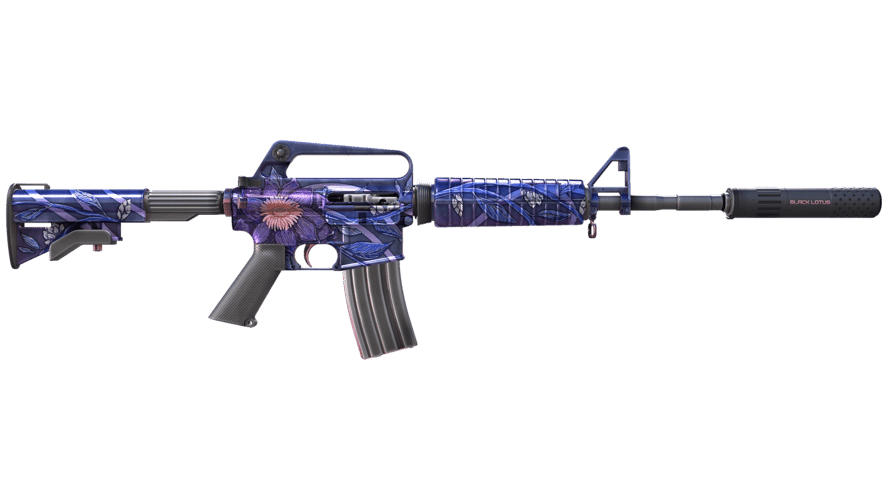 StatTrak™ M4A1-S | Black Lotus (Minimal Wear)