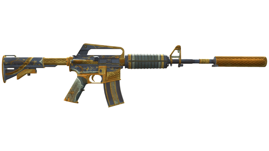 StatTrak™ M4A1-S | Golden Coil (Battle-Scarred)