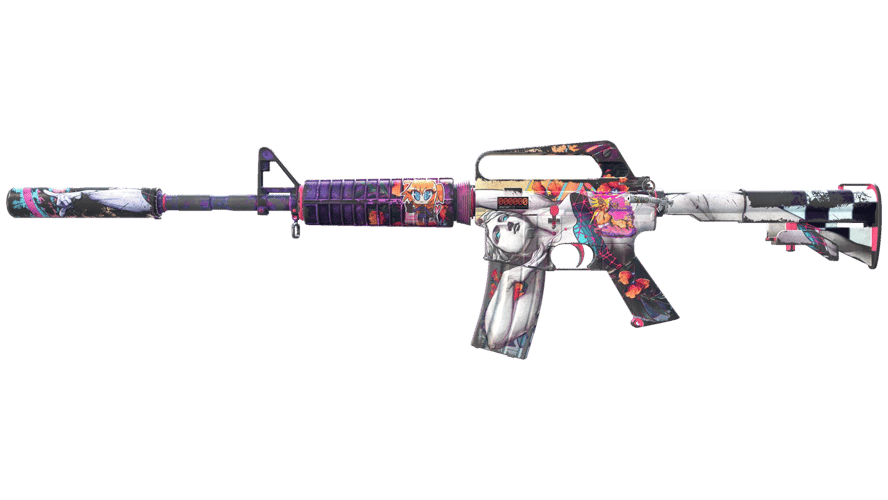 StatTrak™ M4A1-S | Vaporwave (Well-Worn)