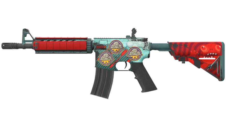 StatTrak™ M4A4 | Bullet Rain (Minimal Wear)
