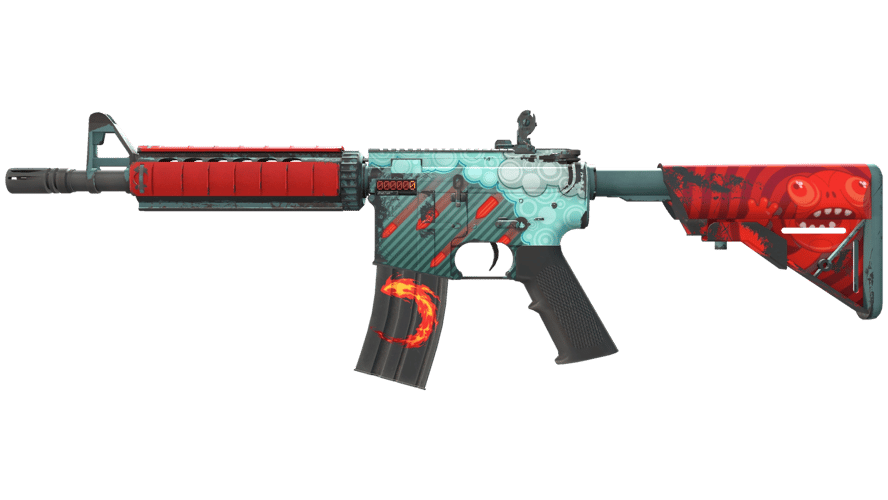 StatTrak™ M4A4 | Bullet Rain (Minimal Wear)