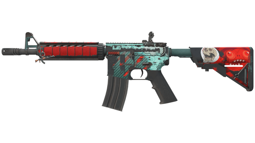 StatTrak™ M4A4 | Bullet Rain (Well-Worn)