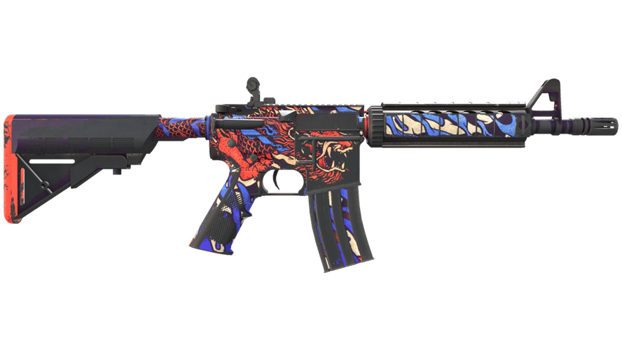 StatTrak™ M4A4 | 龍王 (Король драконов) (Закалённое в боях)