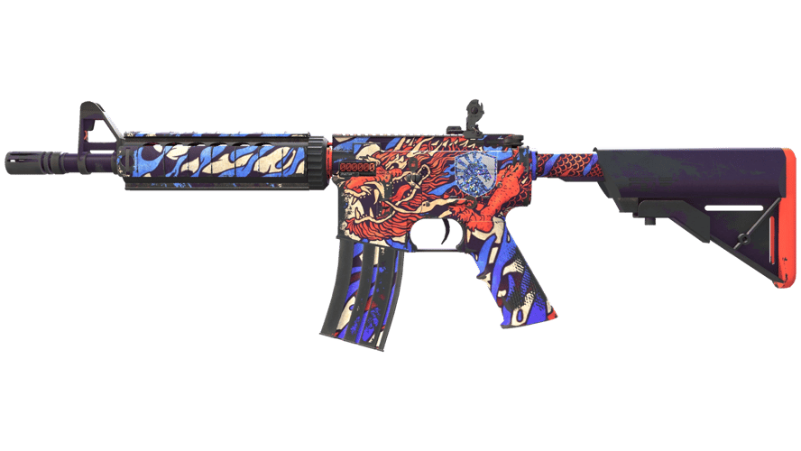 StatTrak™ M4A4 | 龍王 (Король драконов) (После полевых испытаний)