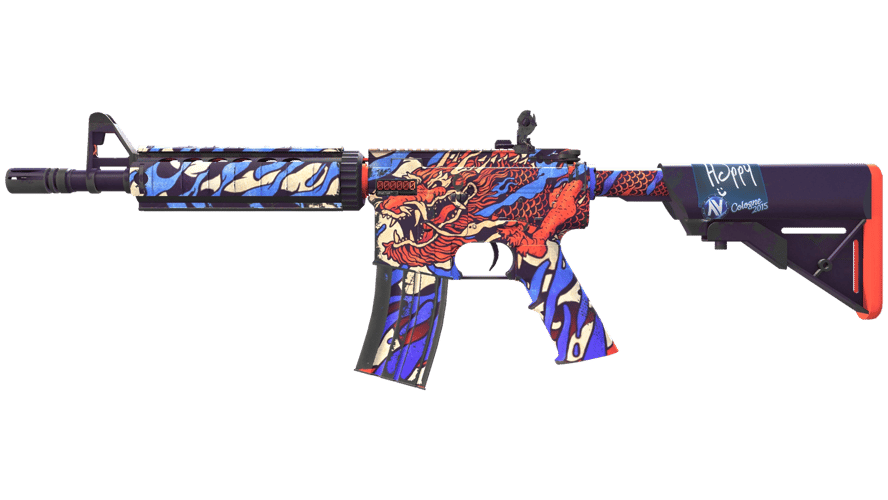 StatTrak™ M4A4 | 龍王 (Dragon King) (Minimal Wear)