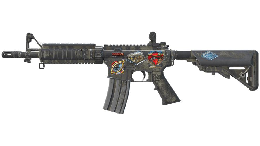 StatTrak™ M4A4 | Faded Zebra (Battle-Scarred)