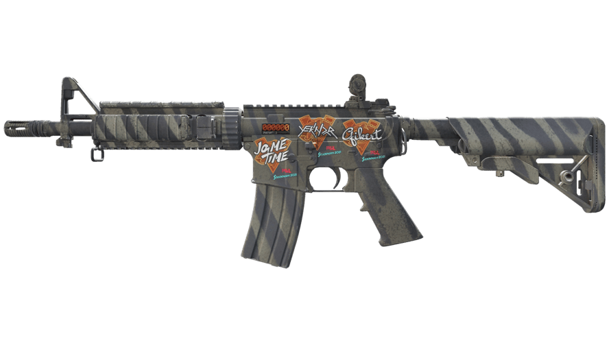 StatTrak™ M4A4 | Faded Zebra (Minimal Wear)