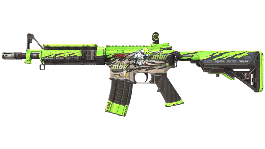 StatTrak™ M4A4 | Full Throttle (Well-Worn)