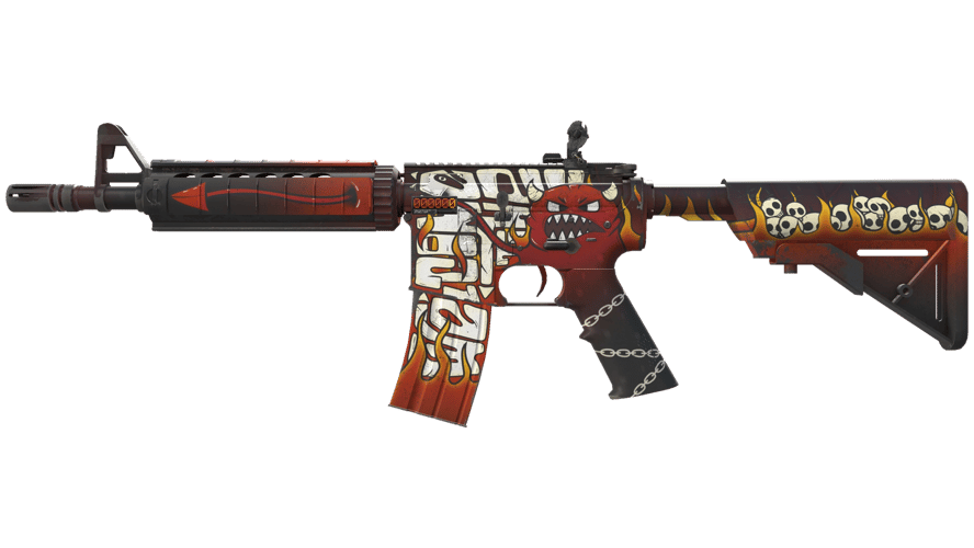 StatTrak™ M4A4 | Hellfire (Factory New)
