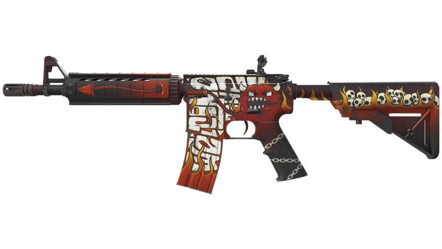 StatTrak™ M4A4 | Hellfire (Factory New)