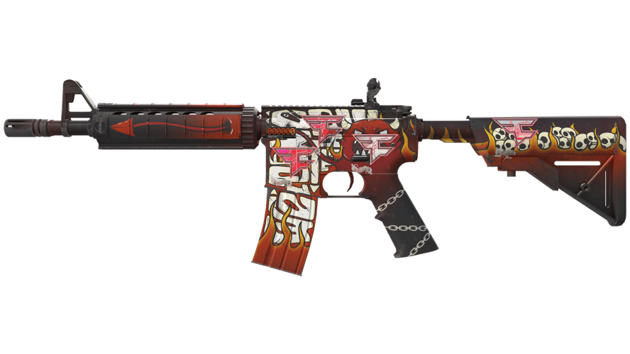 StatTrak™ M4A4 | Hellfire (Factory New)