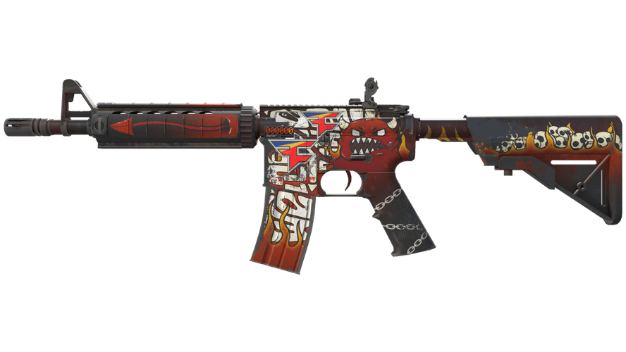 StatTrak™ M4A4 | Hellfire (Field-Tested)