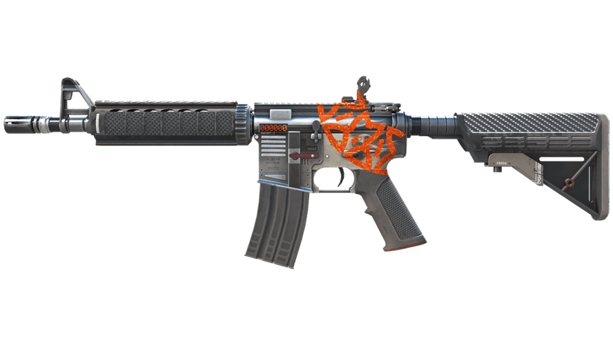 StatTrak™ M4A4 | Magnesium (Well-Worn)
