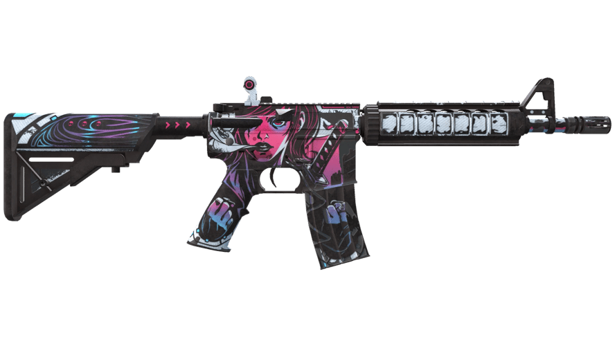 StatTrak™ M4A4 | Neo-Noir (Well-Worn)