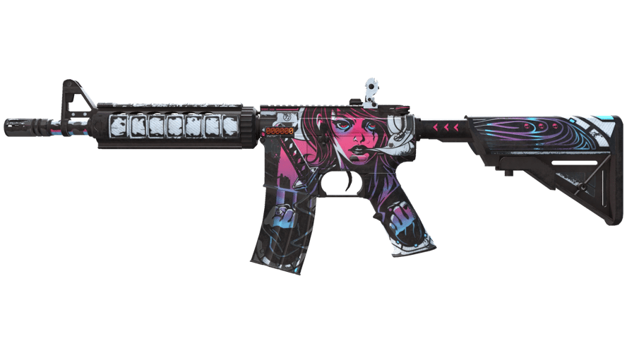 StatTrak™ M4A4 | Neo-Noir (Well-Worn)