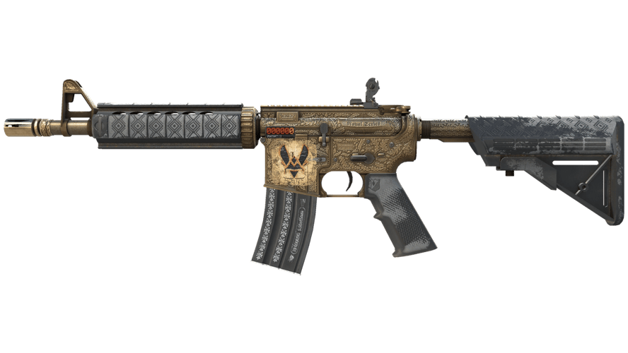 StatTrak™ M4A4 | Преданный паладин (Поношенное)