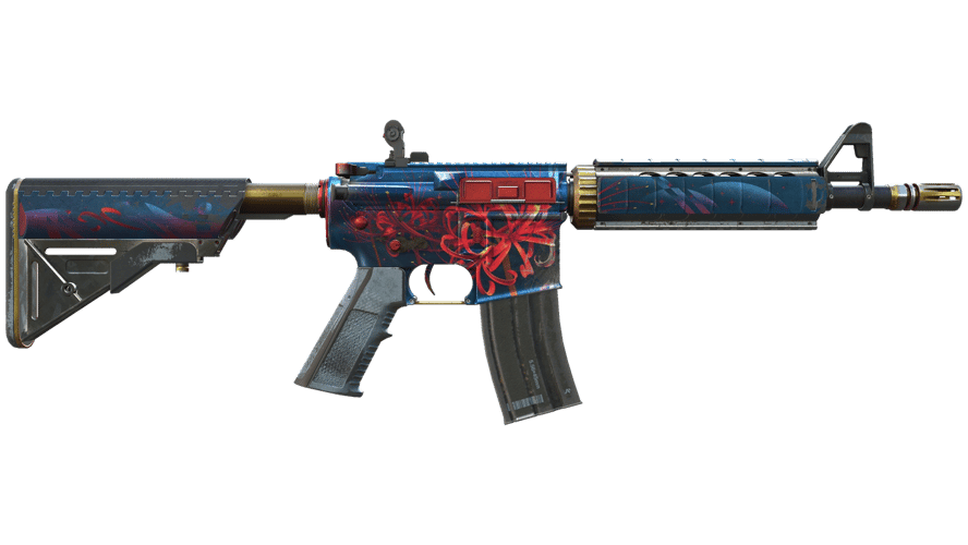 StatTrak™ M4A4 | Spider Lily (Battle-Scarred)