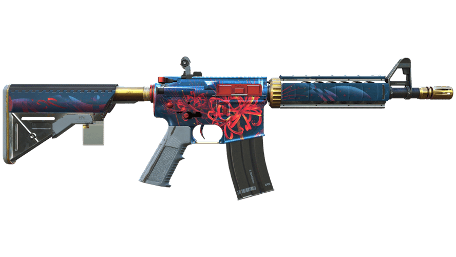 StatTrak™ M4A4 | Spider Lily (Minimal Wear)