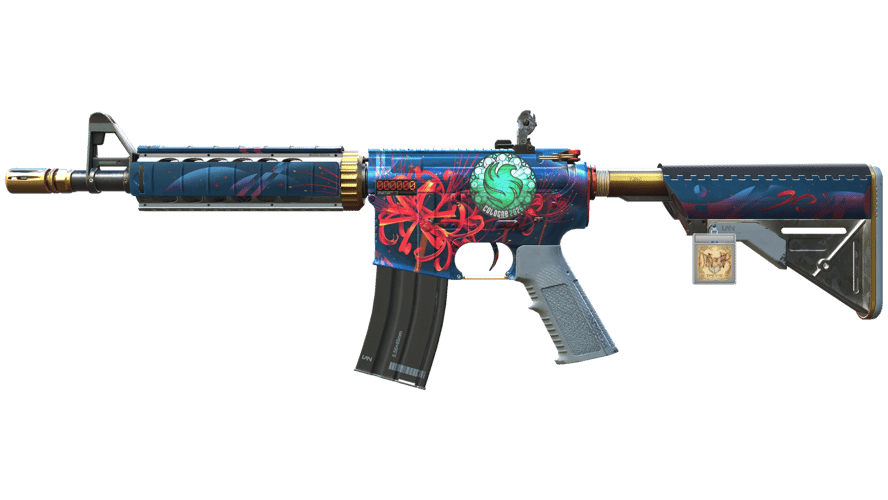 StatTrak™ M4A4 | Spider Lily (Minimal Wear)