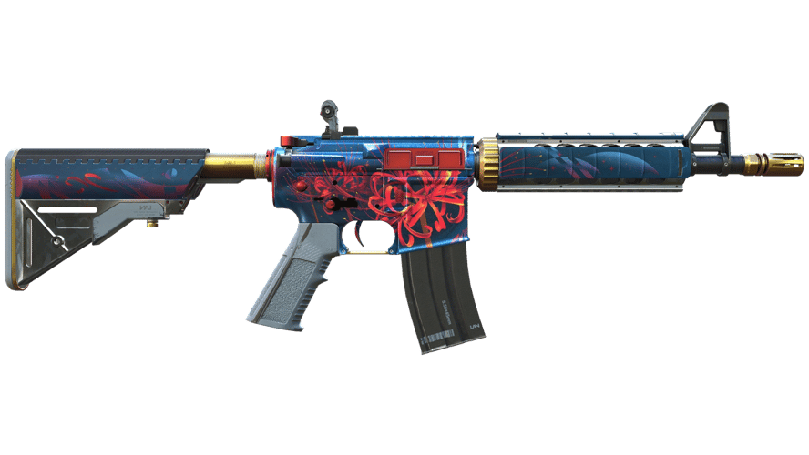 StatTrak™ M4A4 | Spider Lily (Minimal Wear)