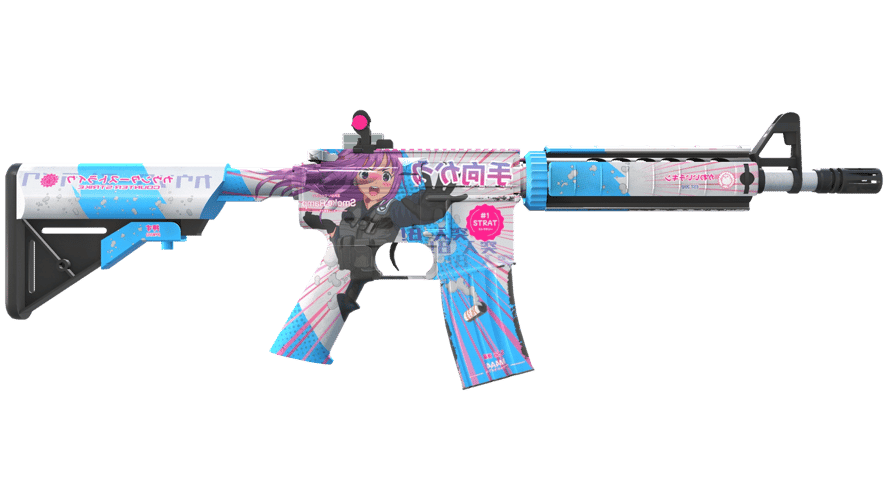 StatTrak™ M4A4 | Temukau (Minimal Wear)