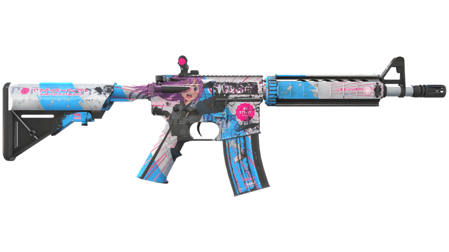 StatTrak™ M4A4 | Temukau (Well-Worn)