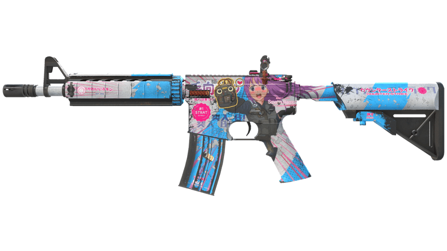 StatTrak™ M4A4 | Temukau (Well-Worn)