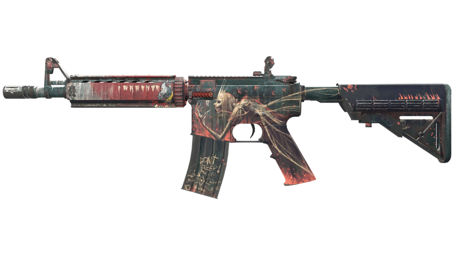 StatTrak™ M4A4 | Tooth Fairy (Battle-Scarred)