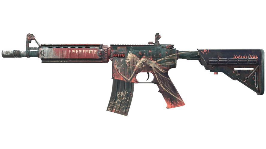 StatTrak™ M4A4 | Зубная фея (Поношенное)