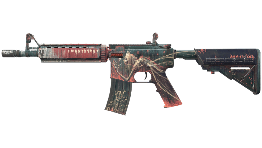 StatTrak™ M4A4 | Зубная фея (Поношенное)