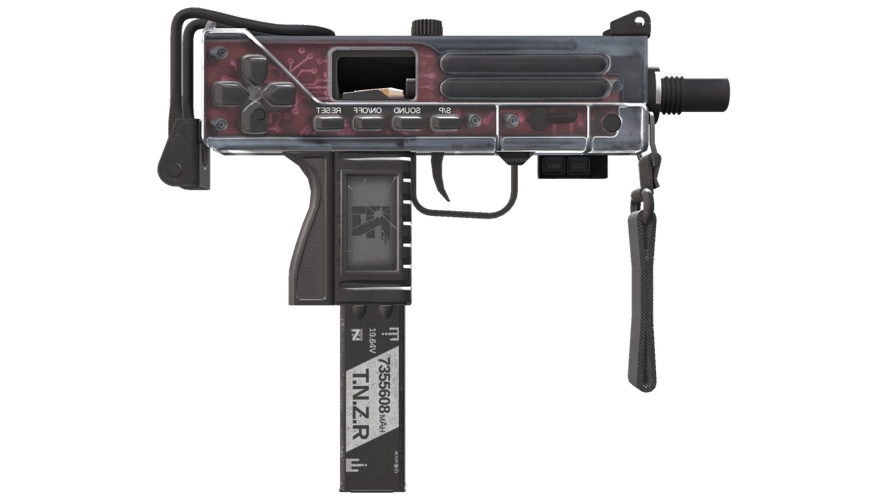 StatTrak™ MAC-10 | Button Masher (Well-Worn)