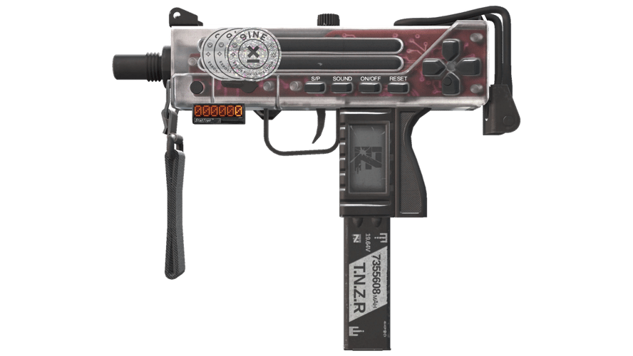 StatTrak™ MAC-10 | Button Masher (Well-Worn)