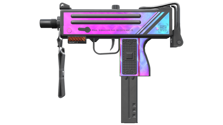StatTrak™ MAC-10 | Disco Tech (Minimal Wear)