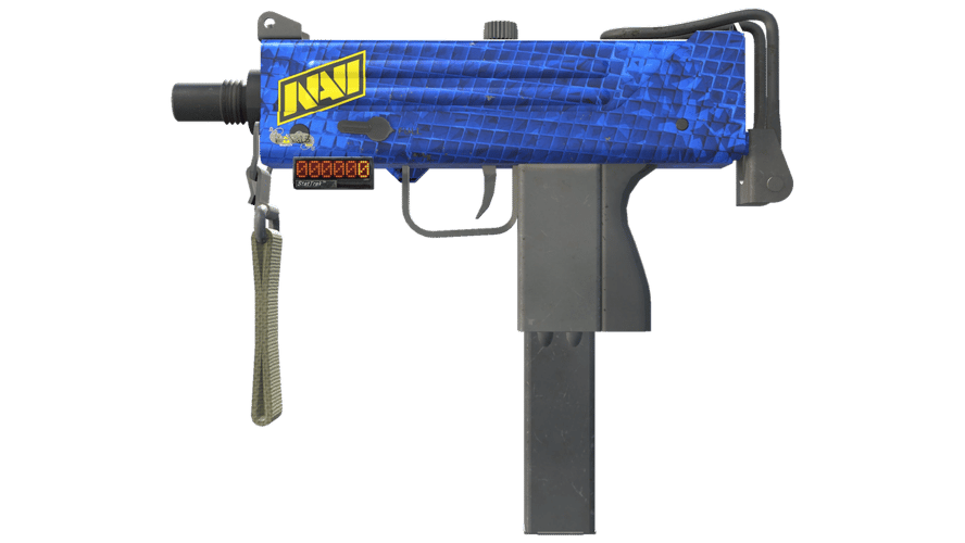 StatTrak™ MAC-10 | Lapis Gator (Field-Tested)