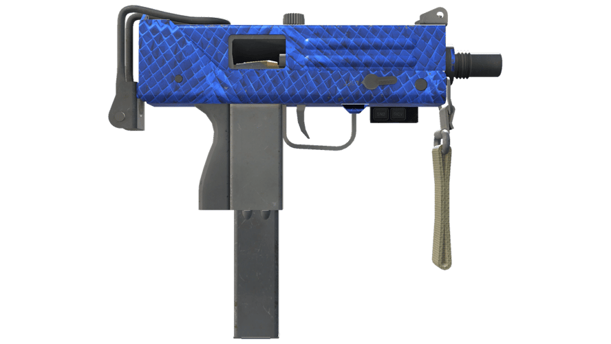StatTrak™ MAC-10 | Lapis Gator (Field-Tested)
